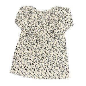 Petite Plume Floral Long-Sleeve Dress 10